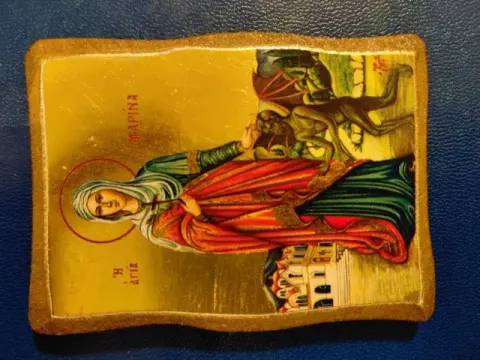 Ikone der Gottesmutter mit Schutzmantel